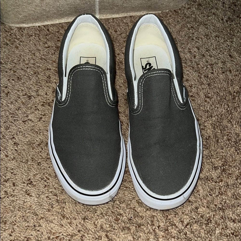 Vans Black Slip-On Shoes